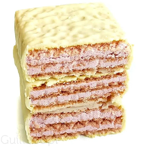 Novo Foods Wafer Strawberries & Cream - wafelek proteinowy, Truskawka & Śmietanka by Novo Easy Protein (Protein Bites) (novo-foods-wafer-strawberries-cream-wafelek-proteinowy-truskawka-smietanka)