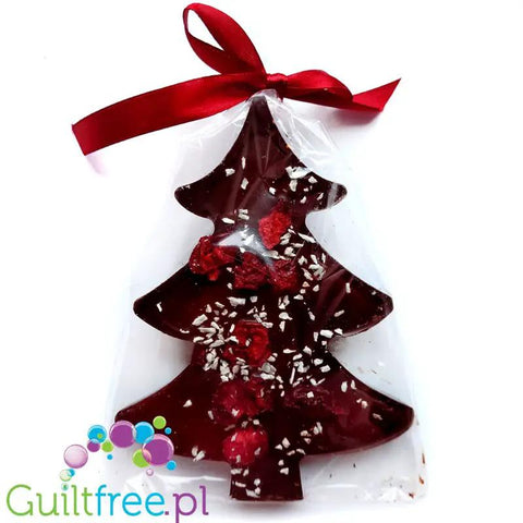 Santini Christmas - choinka z ciemnej czekolady bez cukru z ksylitolem z wiśniami i kokosem by Santini (santini-christmas-choinka-z-ciemnej-czekolady-bez-cukru-z-ksylitolem-z-wisniami-i-kokosem)