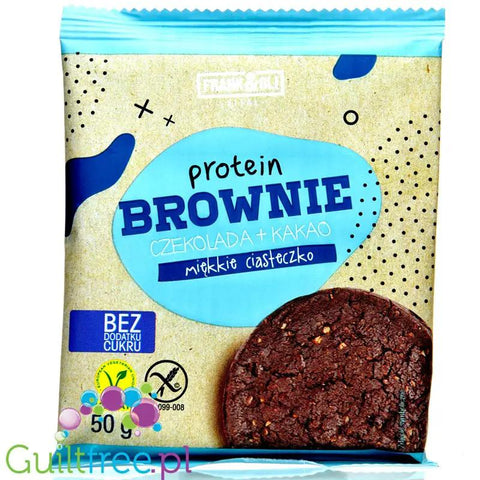 Frank & Oli Protein Soft Cookie Chocolate & Cocoa - miękkie bezglutenowe wegańskie ciastko proteinowe bez dodatku cukru by Frank & Oli (frank-oli-protein-brownie-czekolada-kakao-miekkie-bezglutenowe-weganskie-ciastko-proteinowe-bez-dodatku-cukru)
