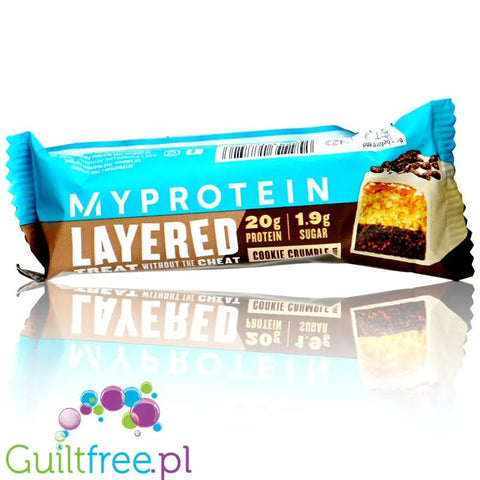 MyProtein 6 Layer Cookie Crumble - sześciowarstwowy baton białkowy o smaku Kruszone Ciasteczka by My Protein (myprotein-6-layer-cookie-crumble-szesciowarstwowy-baton-bialkowy-o-smaku-kruszone-ciasteczka)