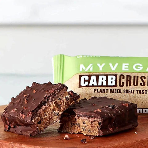 MyProtein Vegan Carb Crusher Choc Sea Salt - wegański baton proteinowy bez cukru by My Protein (myprotein-vegan-carb-crusher-choc-sea-salt-weganski-baton-proteinowe-15g-bialka)