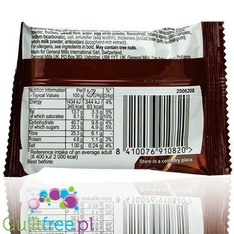 Fibre One 90 Chocolate Fudge Brownie - czekoladowy batonik zbożowy 83kcal by Kellogg's (fibre-one-90-chocolate-fudge-brownie-batonik-zbozowy-83kcal)