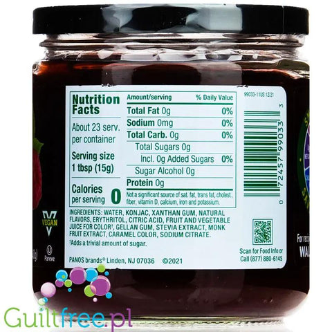 Walden Farms Raspberry Spread USA - dżem malinowy bez cukru i kcal ze stewią by Walden Farms (walden-farms-raspberry-spread-usa-dzem-malinowy-bez-cukru-i-kcal-ze-stewia)