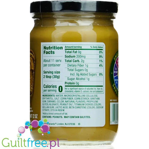 Walden Farms Whipped Peanut Butter  USA version, no sucralose, with stevia