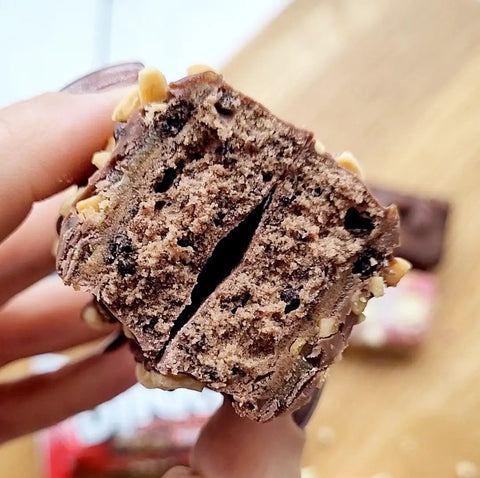 Muscle Moose Dinky Bar Peanut Chocolate 129kcal & 10g białka, batonik proteinowy w czekoladzie by Muscle Mousse (moose-dinky-bar-peanut-chocolate)
