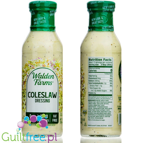 Walden Farms Coleslaw Dressing USA - sos sałatkowy zero kcal ze stewią by Walden Farms (walden-farms-coleslaw-dressing-usa-sos-salatkowy-zero-kcal-ze-stewia)