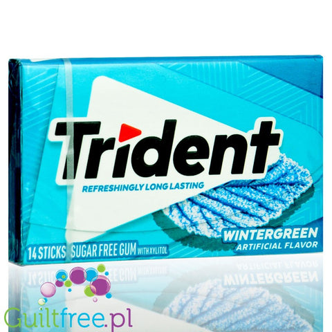 Trident Wintergreen - guma do żucia bez cukru, z ksylitolem by Trident (trident-wintergreen-guma-do-zucia-bez-cukru-z-ksylitolem)