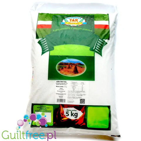 Targroch Erytrol 5KG - czysty słodzik erytrytol kryształ 100% w ekonomicznym opakowaniu by Targroch (targroch-erytrytol-5-kg)