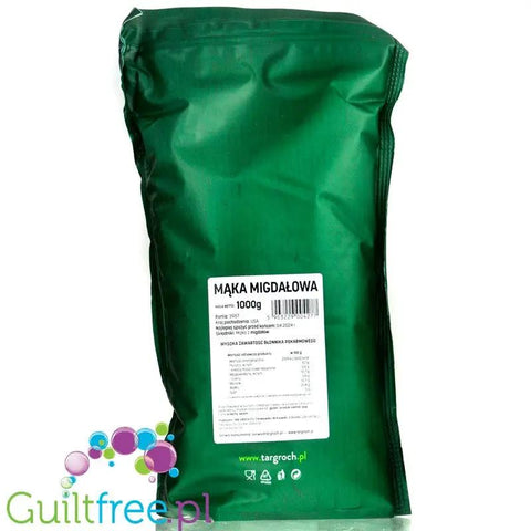 Targroch Mąka migdałowa 1kg - nieodtłuszczona keto mąka z migdałów kalifornijskich by Targroch (targroch-maka-migdalowa-1kg-nieodtluszczona-keto-maka-z-migdalow)