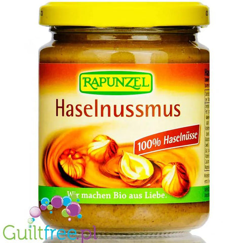 Rapunzel Bio Haselnussmus - krem z orzechów laskowych 100% bez soli i cukru by Rapunzel (rapunzel-bio-haselnussmus-krem-z-orzechow-laskowych)