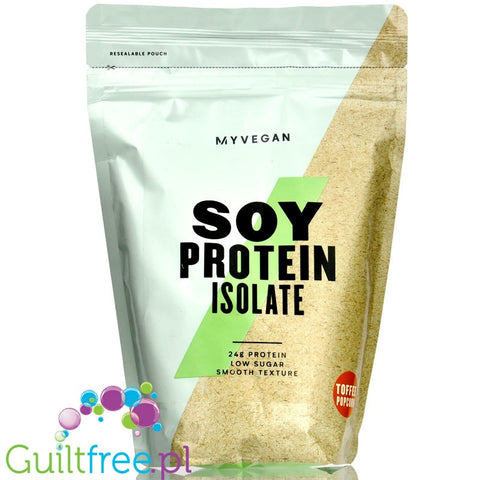 MyProtein Vegan Soy Protein Isolate Toffee Popcorn 0,5kg - wegańska odżywka białkowa, izolat białka sojowego by My Protein (myprotein-vegan-soy-protein-isolate-toffee-popcorn-05kg-weganska-odzywka-bialkowa-izolat-bialka-sojowego)