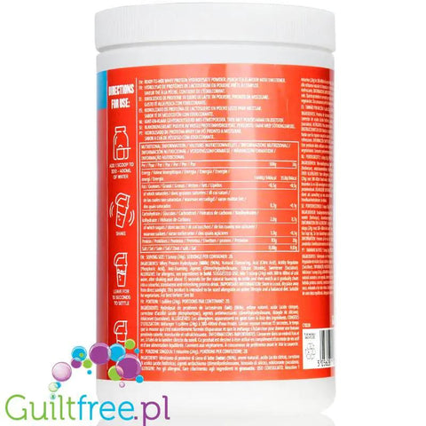 MyProtein Clear Whey Isolate Peach Tea 488g - hydrolizat smakowy, odżywka 20g białka w 90kcal Herbata Brzoskwiniowa by My Protein (myprotein-clear-whey-isolate-peach-tea-488g-hydrolizat-smakowy-odzywka-20g-bialka-w-90kcal-herbata-brzoskwiniowa)