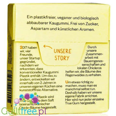 True Gum Ginger & Turmeric - wegańska bio guma do żucia bez cukru i plastiku ze stewią i ksylitolem by Forest Gum (true-gum-ginger-turmeric-weganska-bio-guma-do-zucia-bez-cukru-i-plastiku-ze-stewia-i-ksylitolem)