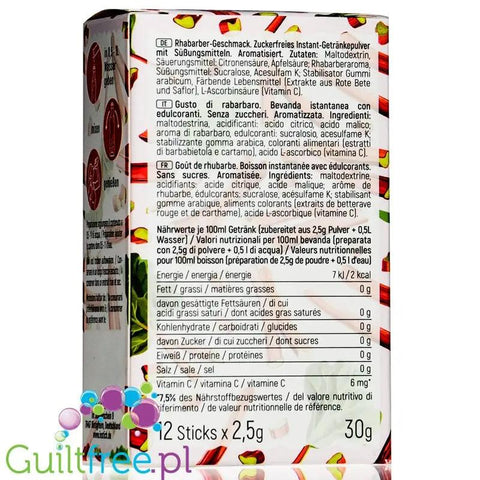 InStick Rhubarb Sticks - rozpuszczalna saszetka smakowa do napoi bez cukru, Rabarbar by INSTICK (instick-rhubarb-sticks-rozpuszczalna-saszetka-smakowa-do-napoi-bez-cukru-rabarbar)