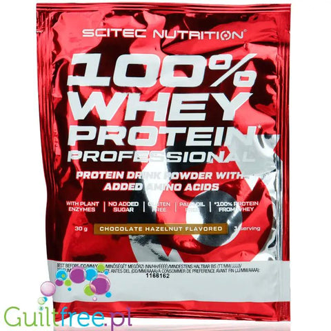Scitec 100% Whey Chocolate Hazelnut - odżywka białkowa WPC z aminokwasami, bromelainą i papainą, Czekolada & Orzechy Laskowe by BioTech USA (scitec-100-whey-chocolate-hazelnut-odzywka-bialkowa-wpc-z-aminokwasami-bromelaina-i-papaina-czekolada-orzechy-laskowe)