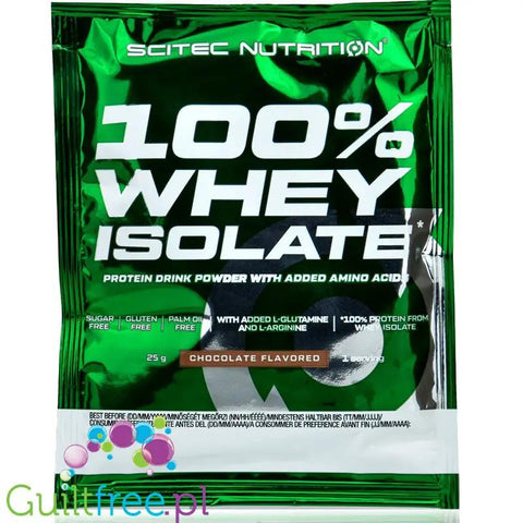 Scitec 100% Whey Isolate Chocolate- odżywka białkowa WPI, Czekolada by BioTech USA (scitec-100-whey-isolate-chocolate-odzywka-bialkowa-wpi-czekolada)