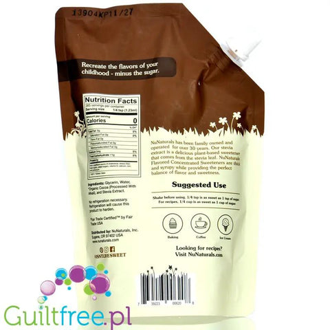 NuNaturals, NuStevia Cocoa Syrup - gęsty skoncentrowany syrop słodzący bez cukru by NuNaturals (nunaturals-nustevia-cocoa-syrup-gesty-skoncentrowany-syrop-slodzacy-bez-cukru)