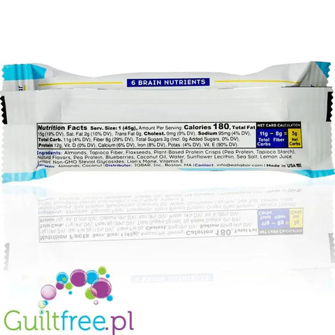 IQ Bar Lemon Blueberry - wegański keto baton białkowy z Lion's Mane (Cytryna & Borówki) by IQ Bar (iq-bar-lemon-blueberry-brain-body-weganski-baton-bialkowy-z-lion-s-mane-mcts-omega-3-i-cholina)