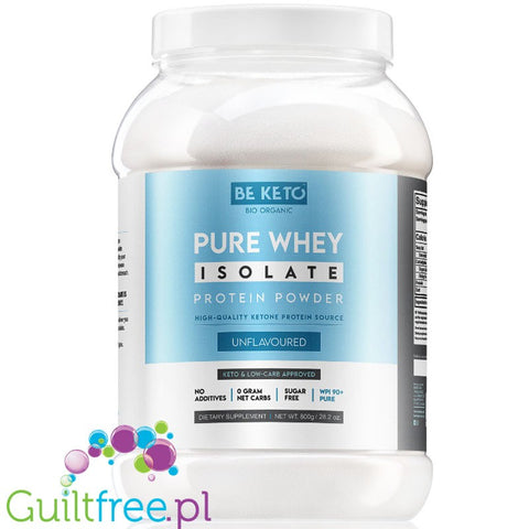BeKeto™ Pure Isolate 0,8kg - Białko, Izolat bezsmakowy bez słodzików i aromatów, keto odżywka białkowe by BeKETO (beketo-pure-isolate-08kg-bialko-izolat-bezsmakowy-bez-slodzikow-i-aromatow-keto-odzywka-bialkowe)