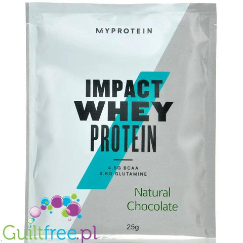 MyProtein Impact Whey Natural Chocolate - odżywka białkowa z naturalnym aromatem saszetka, Czekolada by My Protein (myprotein-impact-whey-natural-chocolate-odzywka-bialkowa-z-naturalnym-aromatem-saszetka-czekolada)
