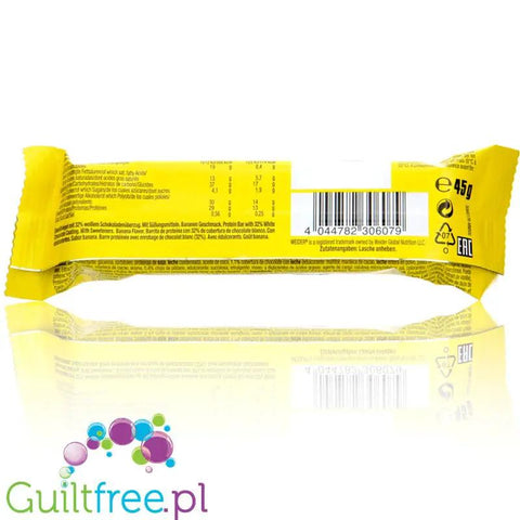 Yippie! Bar Fruits, Banana Split, baton proteinowy 174kcal & 13g białka, Banan, Karmel & Biała Czekolada by WEIDER® (yippie-bar-fruits-banana-split-baton-proteinowy-174kcal-13g-bialka-banan-karmel-biala-czekolada)