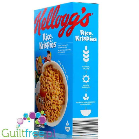 Kellogg's Rice Krispies Cereal - ryżowe prażone płatki śniadaniowe tylko 7g cukru by Kellogg's (kellogg-rice-krispies-cereal-ryzowe-prazone-platki-sniadaniowe-tylko-7g-cukru)