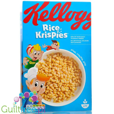 Kellogg's Rice Krispies Cereal - ryżowe prażone płatki śniadaniowe tylko 7g cukru by Kellogg's (kellogg-rice-krispies-cereal-ryzowe-prazone-platki-sniadaniowe-tylko-7g-cukru)