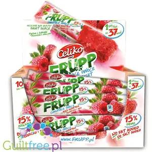 Frupp Malina - owocowy batonik 37kcal, 15% błonika by Celiko (batonik-malinowy-frupp-37kcal-15-blonika)