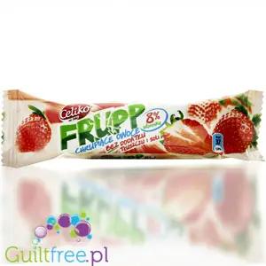Frupp Truskawka - owocowy batonik 37kcal, 8% błonika by Celiko (batonik-truskawkowy-frupp-37kcal-8-blonika)