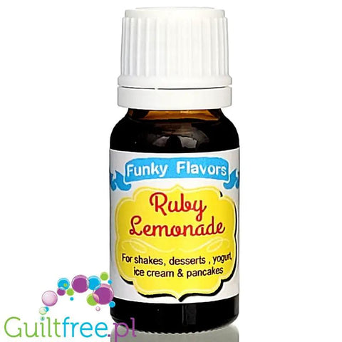 Funky Flavors Basic Ruby Lemonade 10ml - aromat lemoniady rubinowej bez cukru i tłuszczu by Funky Flavors (funky-flavors-ruby-lemonade-aromat-lemoniady-rubinowej-bez-cukru-i-tluszczu)