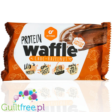 Go Fitness Protein Waffle Choc Hazelnut - czekolado-orzechowy gofr proteinowy 11g białka & 228kcal by Go Fitness (go-fitness-protein-waffle-choc-hazelnut-czekolado-orzechowy-gofr-proteinowy-11g-bialka-228kcal)