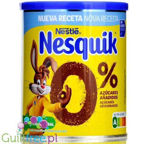 Nestlé Nesquik 0% - napój kakaowy bez cukru ze stewią 0,32kg by Nesquik (nestle-nesquik-0-napoj-kakaowy-bez-cukru-ze-stewia-032kg)