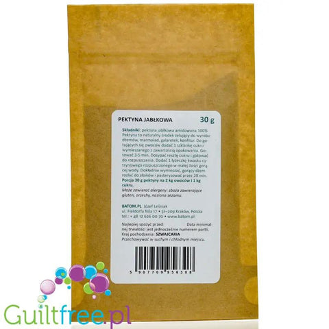 Batom, Pektyna jabłkowa amidowana 30g, 100% naturalna substancja żelująca by Batom (batom-pektyna-jablkowa-30g-100-naturalna-substancja-zelujaca)