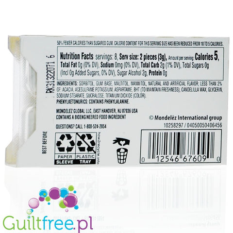 Trident White Peppermint - miętowa guma do żucia bez cukru by Trident (trident-white-peppermint-mietowa-guma-do-zucia-bez-cukru)