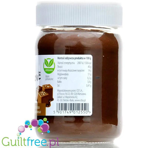 CD WegańskieLove Salted Caramel - wegański krem o smaku karmelowym z solą morską bez cukru i bez oleju palmowego by CD Miody i Kremy (cd-weganskielove-salted-caramel-weganski-krem-o-smaku-karmelowym-z-sola-morska-bez-cukru-i-bez-oleju-palmowego)