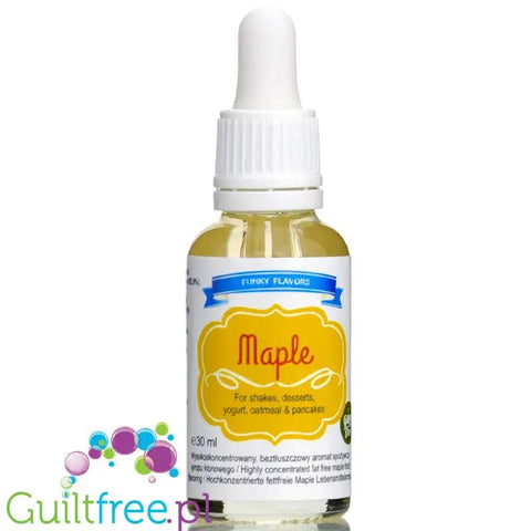 Funky Flavors Basic Maple 30ml - kropelki o aromacie syropu klonowego bez cukru, słodzików i bez tłuszczu by Funky Flavors (funky-flavors-maple-30ml-aromat-syropu-klonowego-bez-cukru-i-bez-tluszczu)