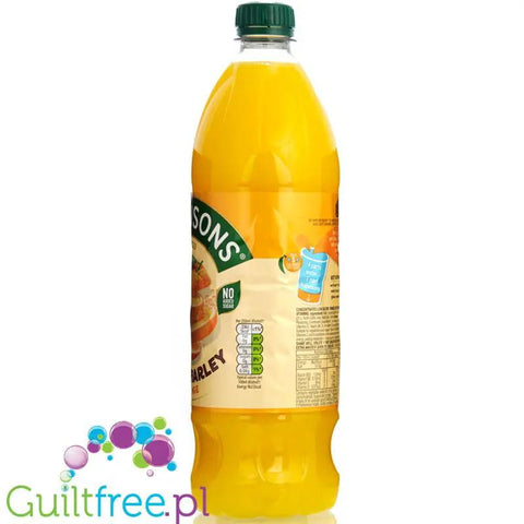 Robinsons Real Fruit Barley Orange - skoncentrowany syrop do rozcieńczania bez cukru i kalorii, Pomarańcza by Robinson's (robinsons-real-fruit-barley-orange-skoncentrowany-syrop-do-rozcienczania-bez-cukru-i-kalorii-pomarancza)