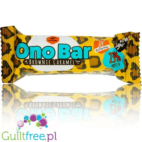 Go Fitness Ono Bar Brownie Caramel - bezglutenowy wafelek a la Bueno w czekoladzie z kremem karmelowym, 10g białka by Go Fitness (go-fitness-ono-bar-brownie-caramel-bezglutenowy-wafelek-a-la-bueno-w-czekoladzie-z-kremem-karmelowym-10g-bialka)