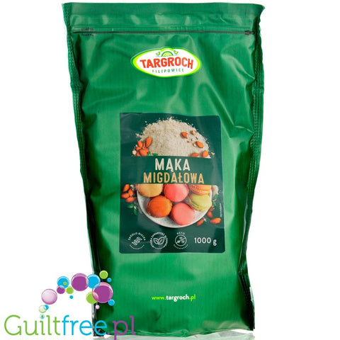 Targroch Mąka migdałowa 1kg - nieodtłuszczona keto mąka z migdałów kalifornijskich by Targroch (targroch-maka-migdalowa-1kg-nieodtluszczona-keto-maka-z-migdalow)