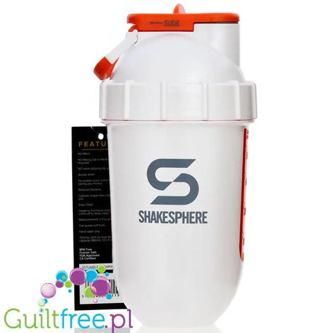 Shakesphere Tumbler View 700ml Pearl White - szejker sferyczny z kulistym dnem bez osadów by ShakeSphere (shakesphere-tumbler-view-700ml-pearl-white-szejker-sferyczny-z-kulistym-dnem-bez-osadow)