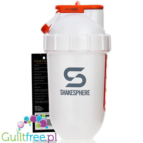 Shakesphere Tumbler View 700ml Pearl White - szejker sferyczny z kulistym dnem bez osadów by ShakeSphere (shakesphere-tumbler-view-700ml-pearl-white-szejker-sferyczny-z-kulistym-dnem-bez-osadow)