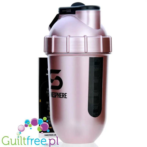 Shakesphere Tumbler View 700ml Rose Gold - szejker sferyczny z kulistym dnem bez osadów by ShakeSphere (shakesphere-tumbler-view-700ml-rose-gold-szejker-sferyczny-z-kulistym-dnem-bez-osadow)