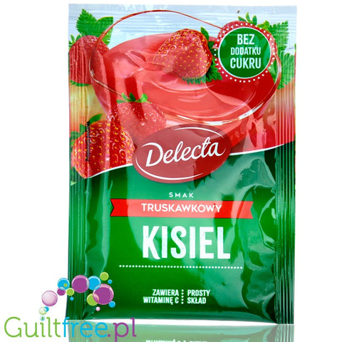 Delecta kisiel truskawkowy bez cukru z witaminą C by Bakalland & Delecta (delecta-kisiel-truskawkowy-bez-cukru)