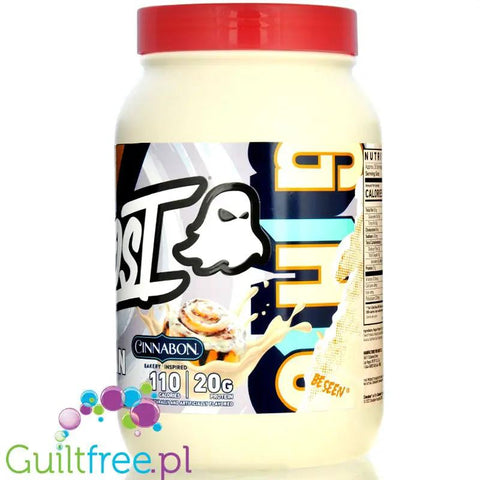 Ghost Vegan Protein Cinnabon - wegańska odżywka białkowa bez soi i glutenu, smak Bułeczki Cynamonowej by Ghost (ghost-vegan-protein-cinnabon-910g-weganska-odzywka-bialkowa-bez-soi-i-glutenu)