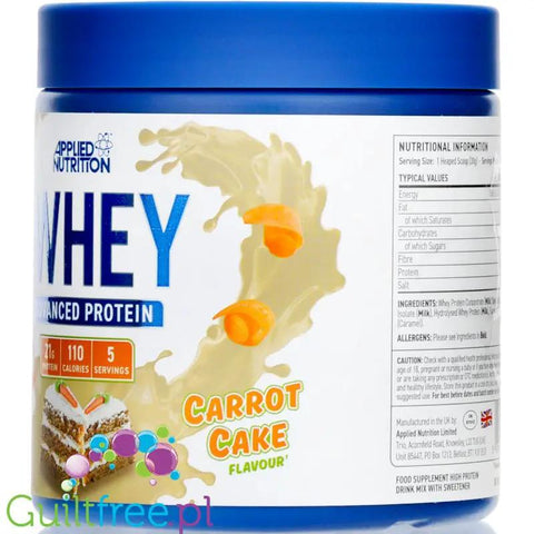 Applied Critical Whey Advanced Protein Carrot Cake - odżywka białkowa z WPI, WPH i WPC, 21g białka & 110kcal by Applied Nutrition (applied-critical-whey-advanced-protein-carrot-cake-odzywka-bialkowa-z-wpi-wph-i-wpc-21g-bialka-110kcal)