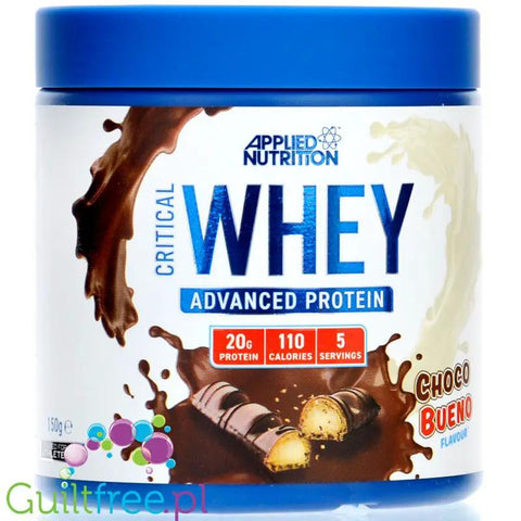 Applied Critical Whey Advanced Protein Choco Bueno - odżywka białkowa z WPI, WPH i WPC, 21g białka & 110kcal by Applied Nutrition (applied-critical-whey-advanced-protein-choco-bueno-odzywka-bialkowa-z-wpi-wph-i-wpc-21g-bialka-110kcal)