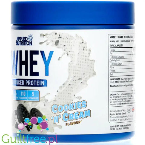 Applied Critical Whey Advanced Protein Cookies'n'Cream - odżywka białkowa z WPI, WPH i WPC, 21g białka & 110kcal by Applied Nutrition (applied-critical-whey-advanced-protein-cookies-n-cream-odzywka-bialkowa-z-wpi-wph-i-wpc-21g-bialka-110kcal)