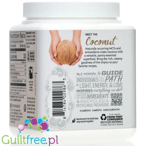 Sunwarrior Harvest Coconut Milk Powder - organiczne mleczko kokosowe w proszku 100% by Sunwarrior (sunwarrior-harvest-coconut-milk-powder-organiczne-mleko-kokosowe-w-proszku-100)