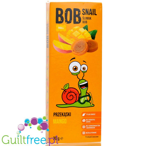 Bob Snail Przekąska mango bez dodatku cukru Bob Snail, 30g by Bob Snail (bob-snail-przekaska-mango-bez-dodatku-cukru-bob-snail-30g)