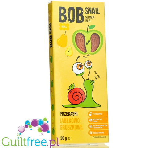 Bob Snail Jabłko & Gruszka 30g - przekąska z owoców bez dodatku cukru by Bob Snail (bob-snail-jablko-gruszka-30g-przekaska-z-owocow-bez-dodatku-cukru)